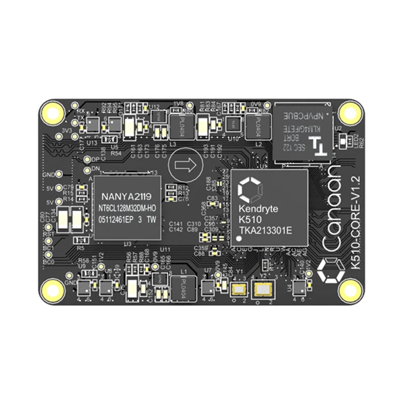 Youyeetoo Shinpopte Kouvriers CRB-KIT 64 bits RISC-V dual-core @ 800MHz 2.5 TOPS INT8 TOF 3D AI Support d'apprentissage en profondeur trois entrées de caméra