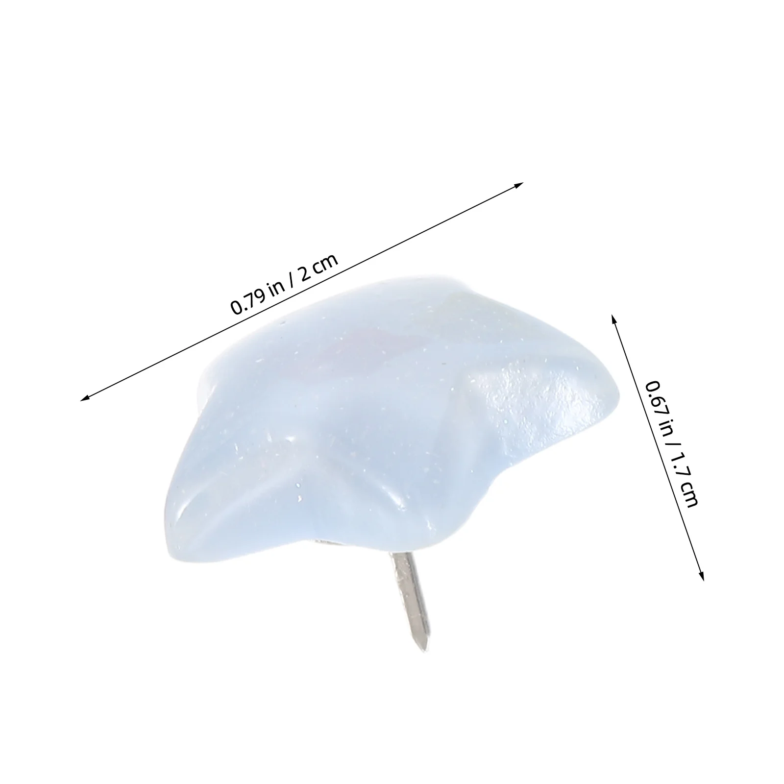 30 قطعة على شكل نجمة Thumbtacks ألوان متنوعة دبابيس ضغط الزخرفية لنشرة الفلين مذكرة مجلس مكتب على شكل دبابيس ضغط