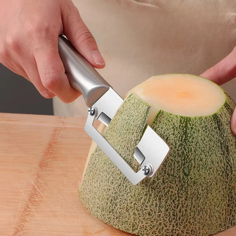 Pumpkin Asparagus Lettuce and Pineapple Peeler Stainless Steel Cane Paring Knife Household Kitchen Commercial Fruit Paring Knife