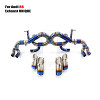 UNIQUE for Audi R8 V8 4.2L Muffler TC4 Titanium Without Valved Sports  Exhaust System