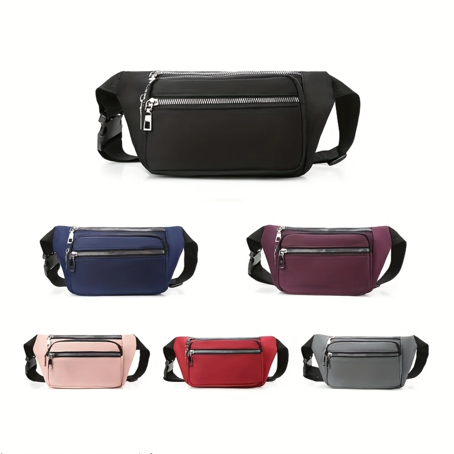 

Minimalist Portable Sling Bag, Sports Gym Crossbody Bag, Lightweight Casual Waist Bag & Fanny Pack For Travel & Fitness Bum Bag
