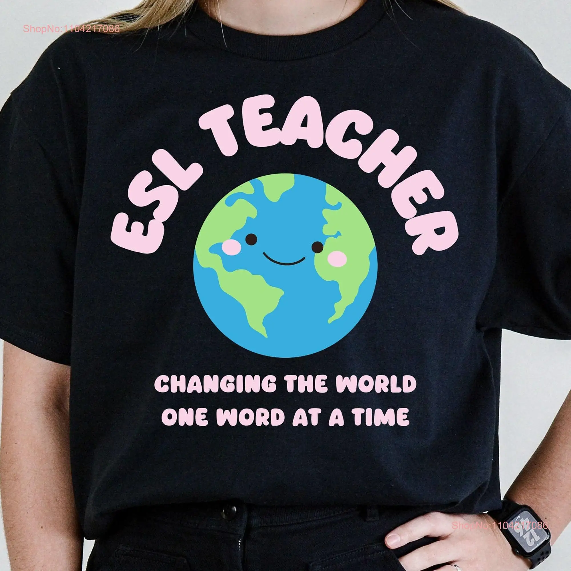 ESL Teacher Must Haves T Shirt for English Second Language Multilingual Back to School long or short sleeves