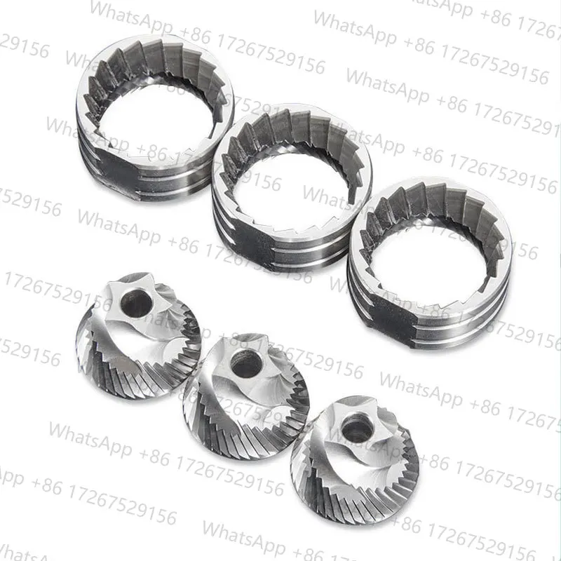 Manual Burr Coffee Grinder, CNC Stainless Steel Burr Mill Hand Coffee Grinder Manual Coffee Conical Burr Grinder Plate