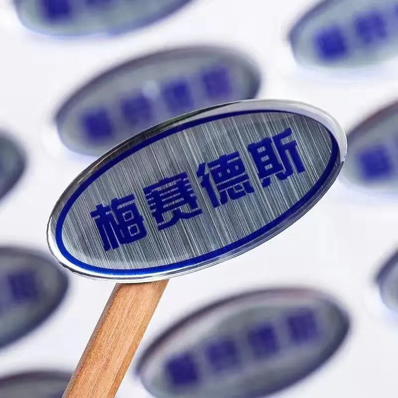 تخصيص عالية الجودة طباعة الملصقات شفافة هلام لاصق الشعار 3D لينة الايبوكسي قبة كريستال قطرات #4