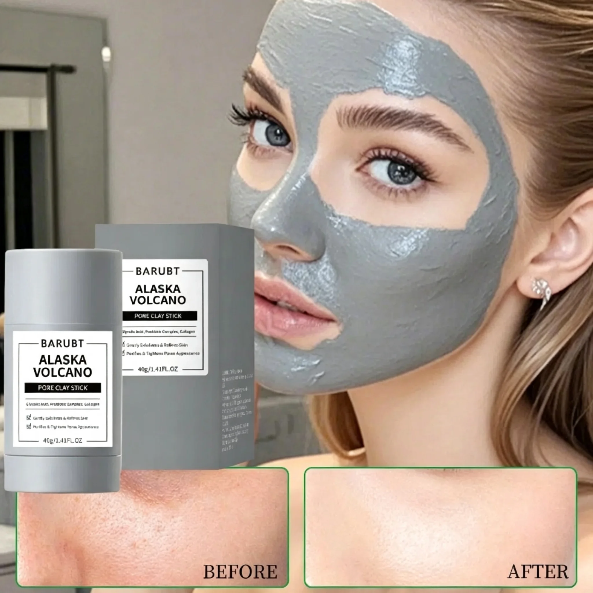 Skincare Oily Skin - Volcanic Mud Mask Remove Blackhead Acne