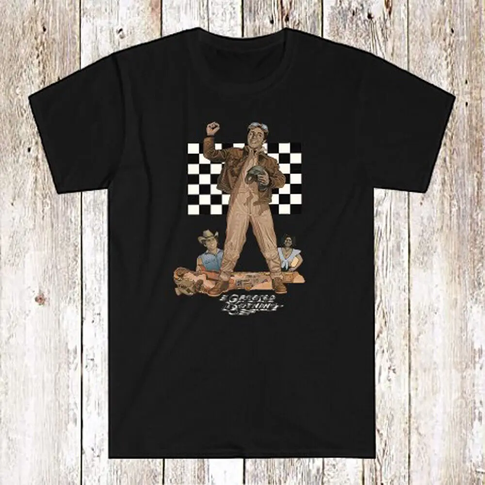 Grease Greased Lightning Race Racing Movie Men's Black T-Shirt Size S-5XL