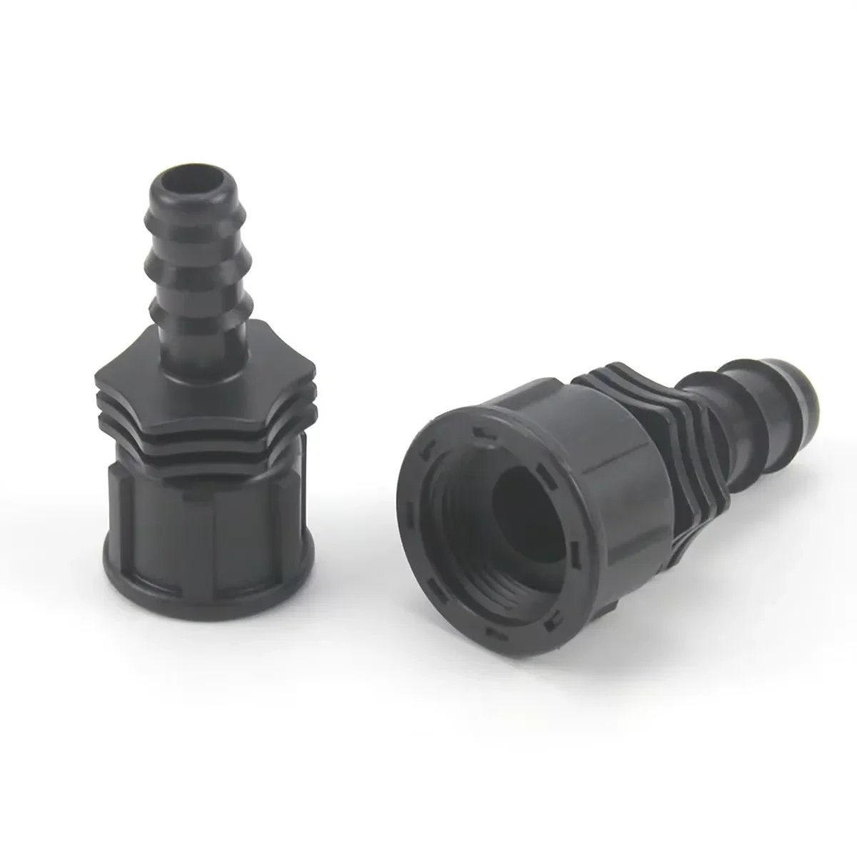 

1-25 шт. 1/2 "3/4" 1 "резьба на зазубрину 13 мм 16 мм PE соединитель для шланга адаптер система орошения габрикультура соединитель трубы