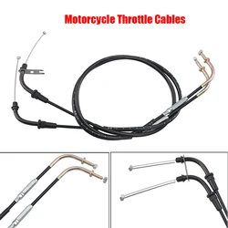 Motorcycle 1 Pair Black Throttle Cables Fit For Kawasaki VULCAN 900 VN900 CLASSIC/LT 2006-2018 2013 2014 2015 2016 2017