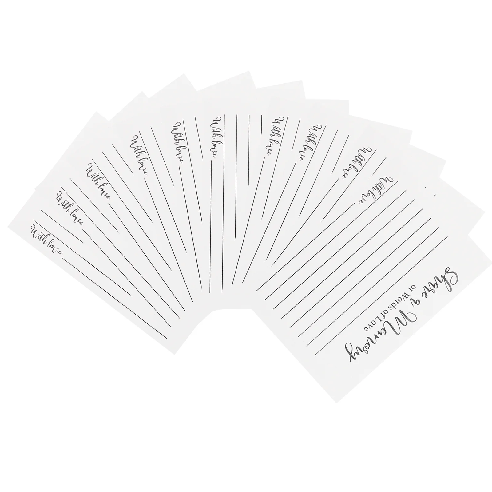

50Pcs Congratulation Cards Durable Paper Blessing Greeting Cards Wedding Birthday Festival Blessing Card Festival Greet Card