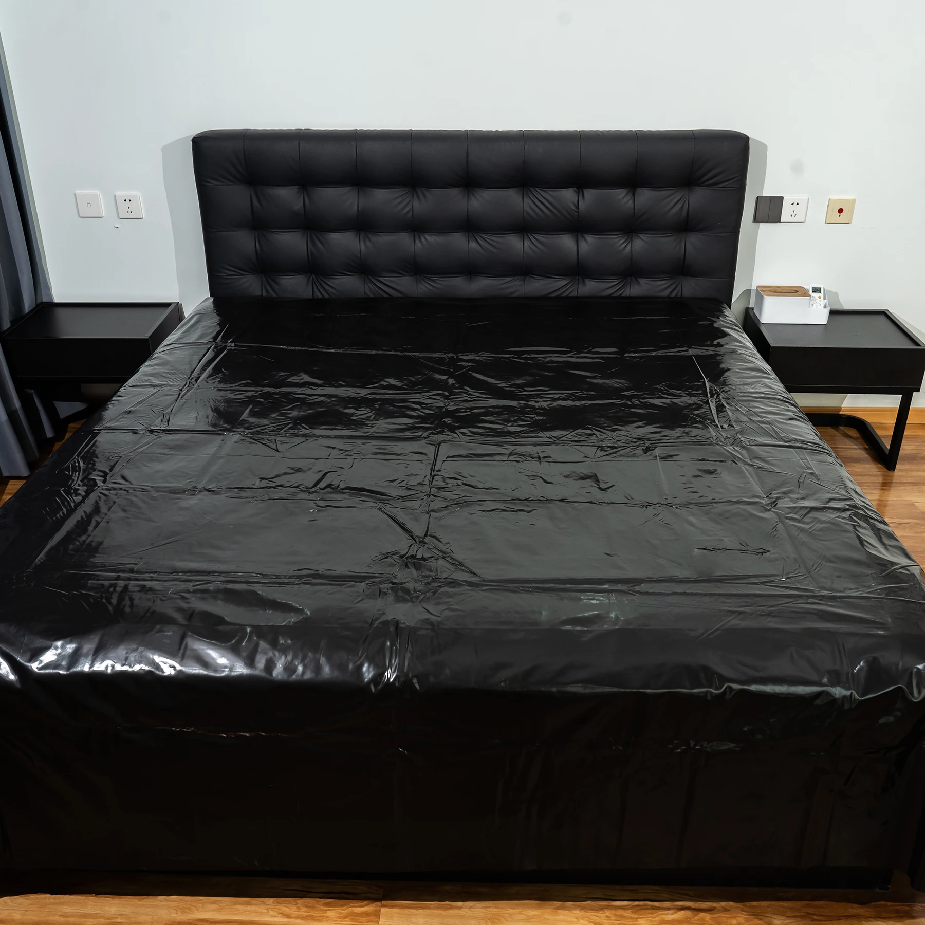 1pcs thick waterproof bed sheet - eco-friendly, soft skin-friendly, suitable for bedrooms - twin beds/full beds/extra-large beds