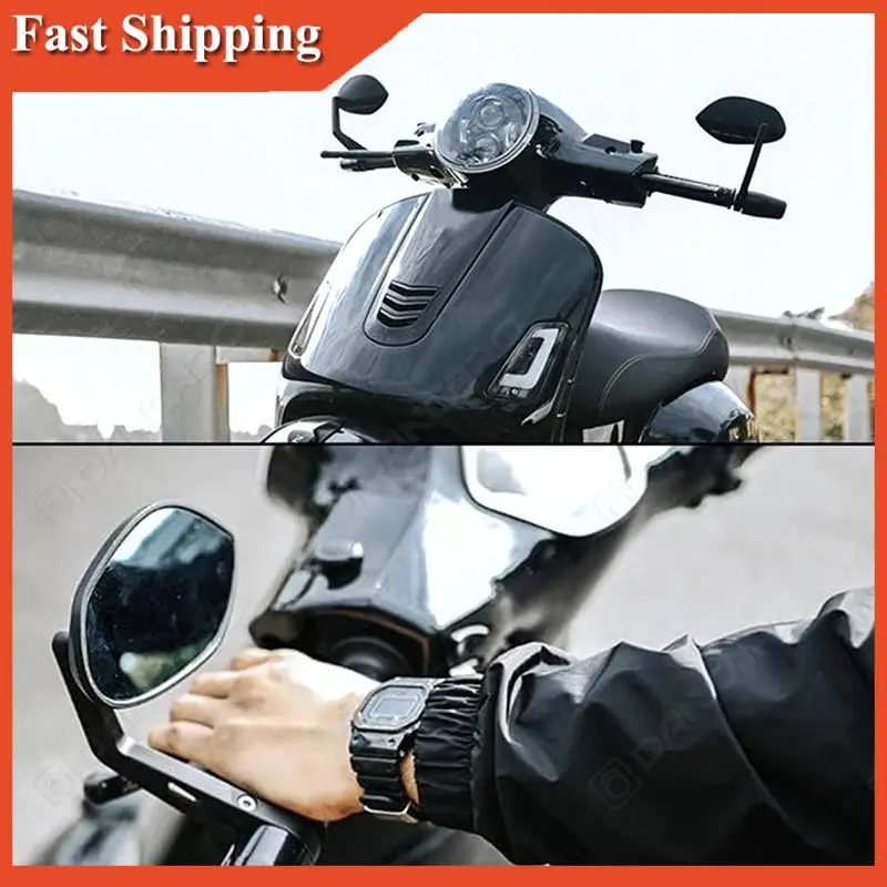 

A90E-For Vespa Sprint 150 S150 GTS300 GTV RA Motorcycle Handlebar Mirrors Rear View Mirror