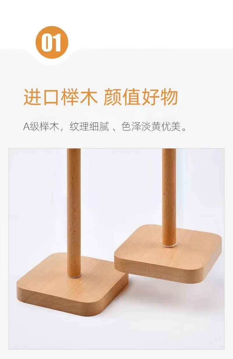 Desk Type Simplicity Beech Wood Poster Menu Price Display Stand Mall Promotion Billboard Advertising Publicize Sign Stand