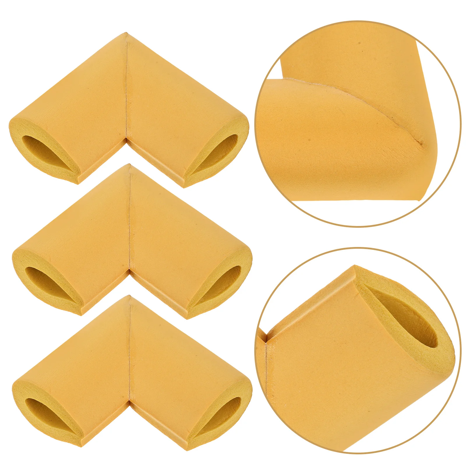 24 шт. угловые протекторы пенопластовая защита края для упаковки фоторамки NBR амортизирующая художественная защита деревянного цвета