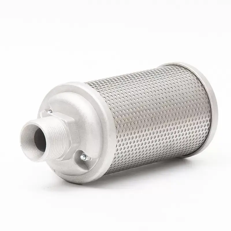 1.25~2.25 inch Thread Diameter 32mm-58mm External Thread Vacuum Pump Silencer