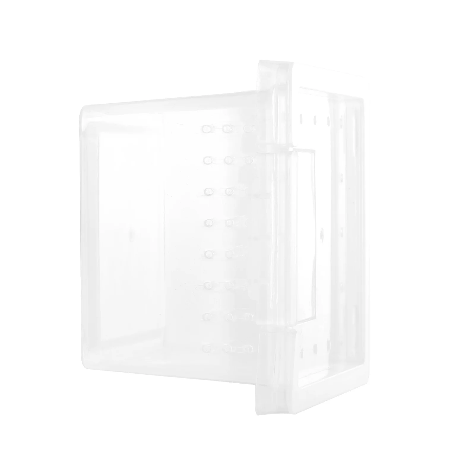 

Plastic Transparent Reptile Breeding Box with Vents Medium Size Feeding Container for Tarantulas Hermit Crabs Reptile