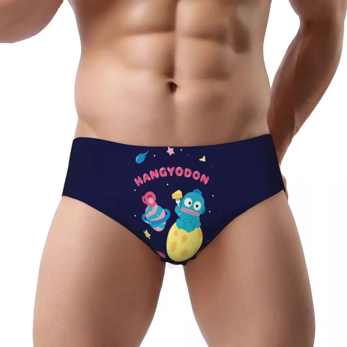 

Custom Happy Cute Hangyodon Men's Briefs Panties Men Breathable Underwear Underpants