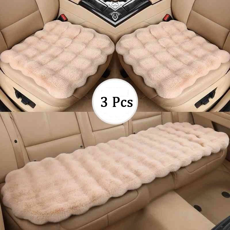 

Ultra-Soft Car Seat Cover Warm Thicken Imitation-Fur Auto Seat Cushion Anti Slip Auto Seat Protector Sedan Suv Mpv Car Supplies