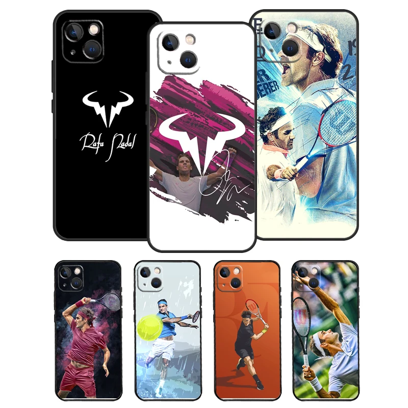 Funda de teléfono Tennis Roger Federer RF para Samsung Galaxy S25 Ultra S20 S21 S22 S23 S24 Plus S9 S10 S24 FE Funda