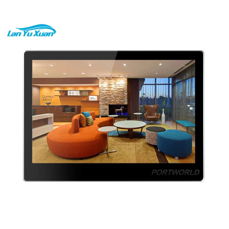 2023 Portworld ODM/OEM 10.1 Inch 500 Nits Android 11 RK3566 2GB+32GB Touch Screen Smart Home Panel