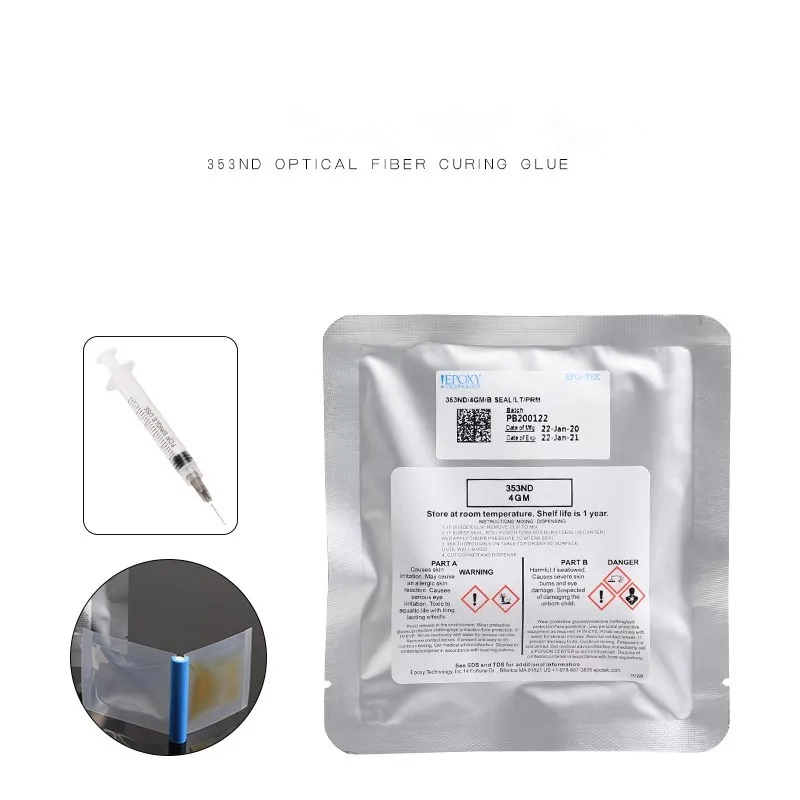 353nd glue, optical fiber curing high temperature resistant glue, ceramic ferrule adhesive glue