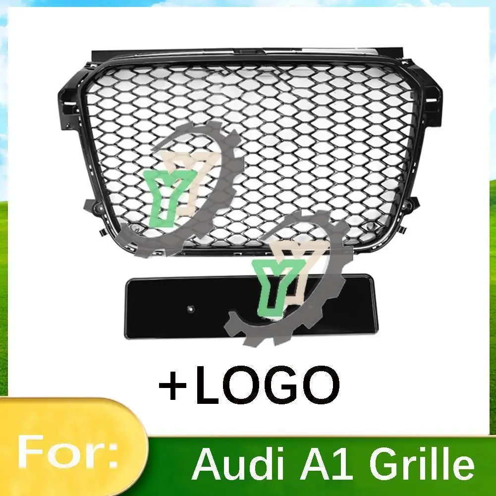 

For Audi A1/S1 2010 2011 2012 2013 2014 Car Front Bumper Grille Centre Panel Styling Upper Grill (Modify For RS1 style)