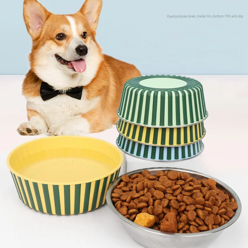 

Movable Lifting Pet Hanging Food Bowl Pumpkin Shaped Stainless Steel Water Bowl for Rabbit Hamster Bird Cat Pet Feeding Supplies