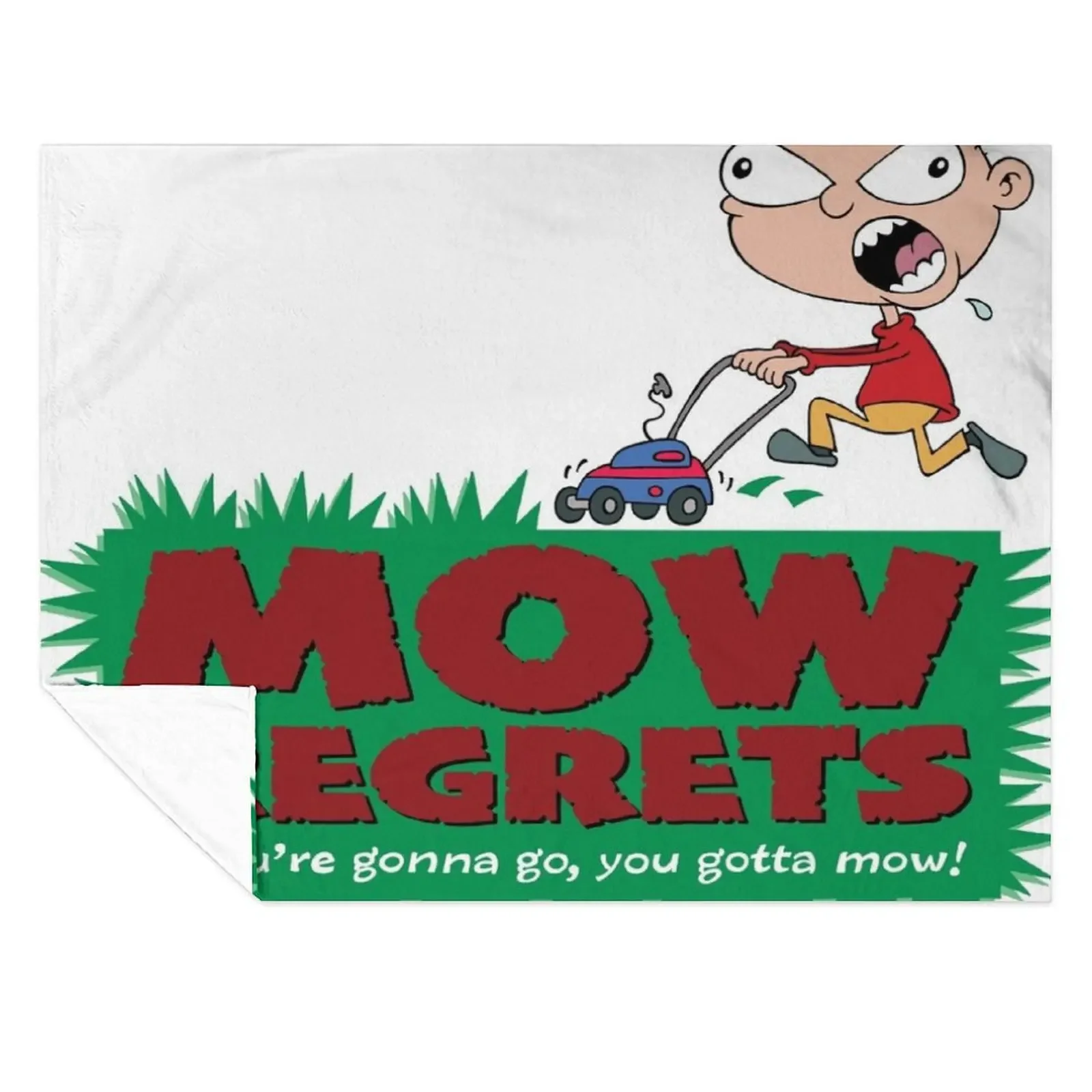 

Mow Regrets Throw Blanket Large warm for winter Plush Hairys Blankets