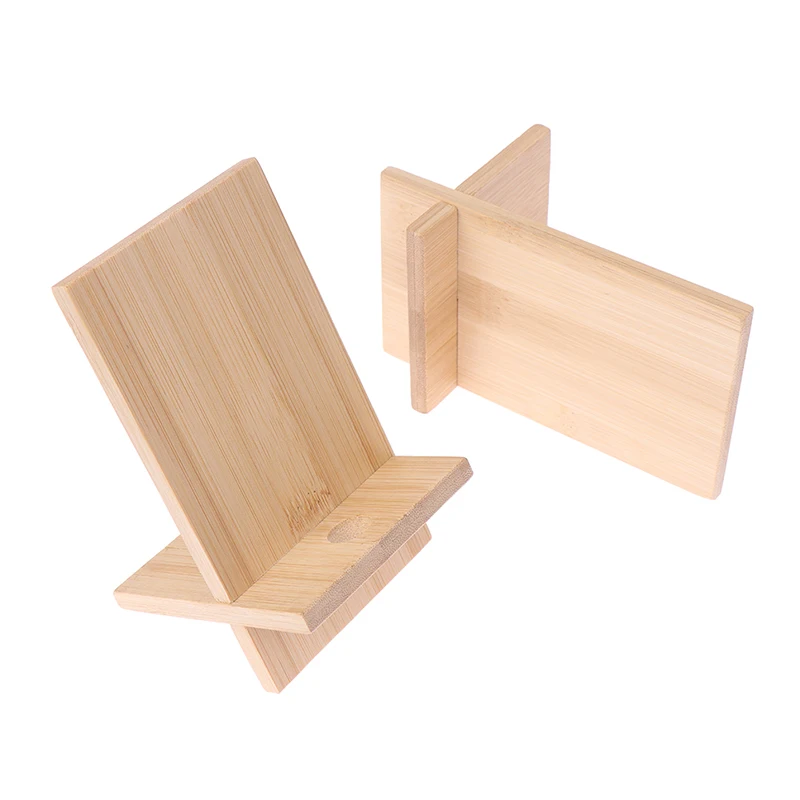 1PCS New Wooden Phone Holder Stand Mobile Smartphone Support Tablet Stand
