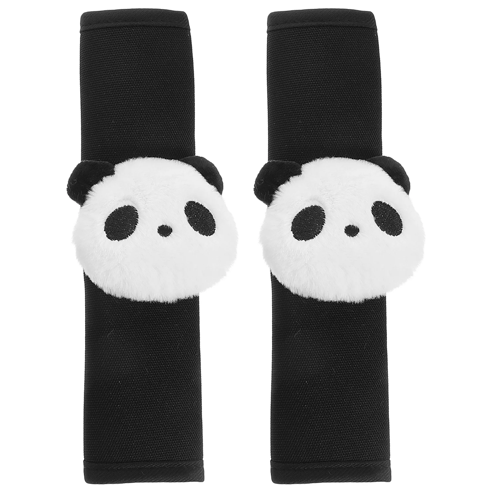 

2Pcs Cartoon Panda Seat Shoulder Pads Soft Breathable Cushion Strap Covers Pads Safety Protection Auto