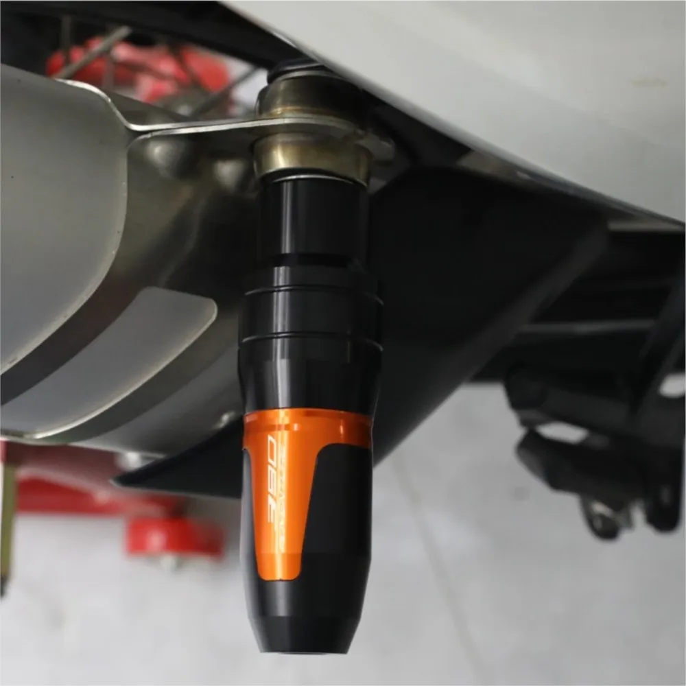 

For KTM Duke390 RC390 RC DUKE 390 ADV Falling Protector Exhaust Slider Crash Pad Fairing Guard 390 Adventure CNC Part 2017- 2025