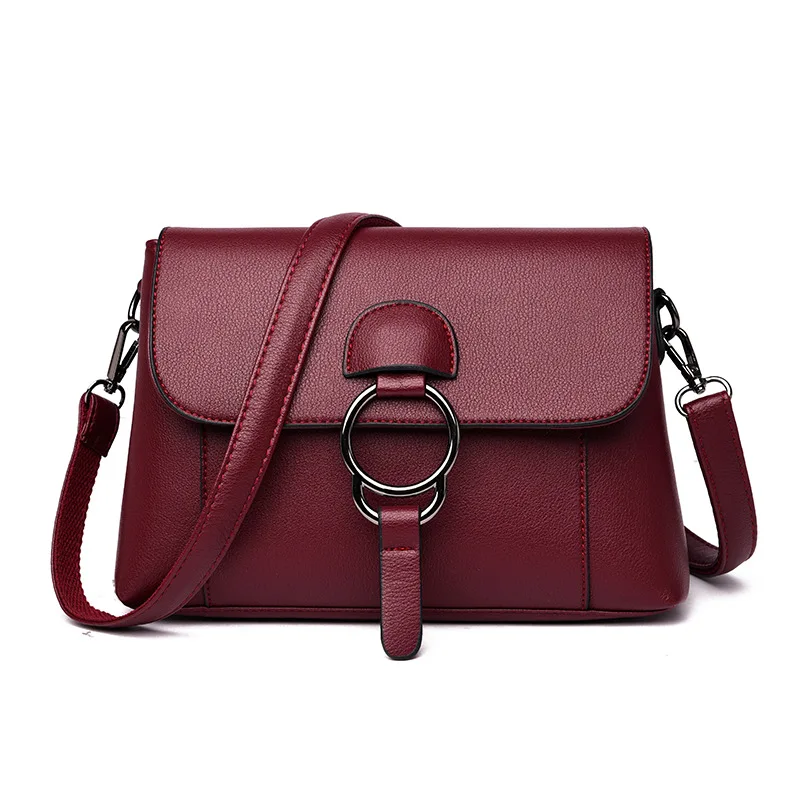 New Bag Women's Shoulder Large Capacity Soft Leather Crossbody Casual Handbags For Women High-Quality Messenger Versatile Luxury