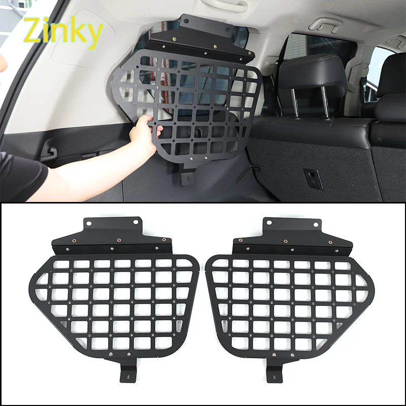 

Aluminum Alloy Car Trunk Side Window Multi-functional Bag Rack Fit for Toyota Prado/Lexus GX J150 7-seat Version 2010-2023