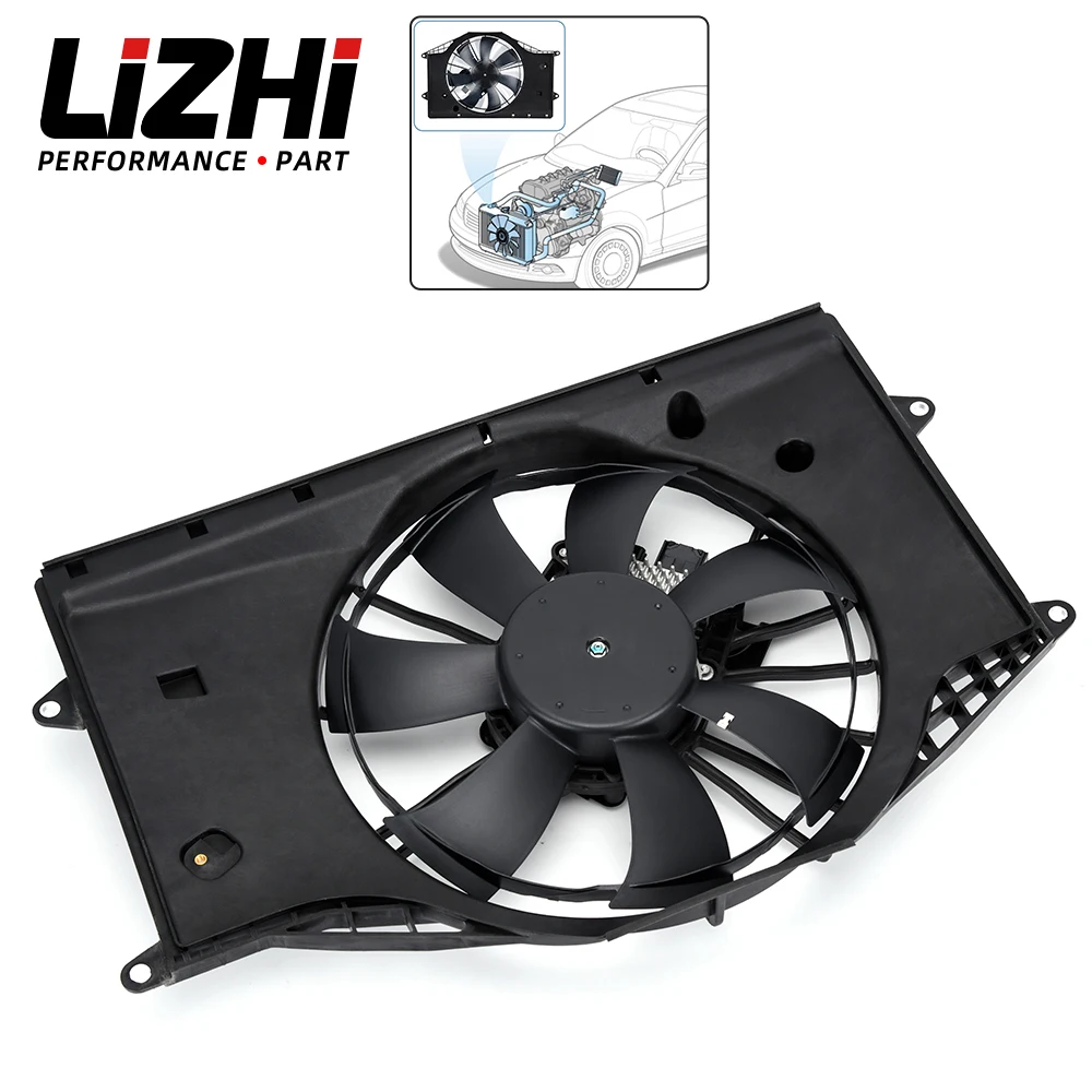 Engine Radiator Cooling Fan HO3115173 190305AAA01 Fits For Honda Civic 2016-2020