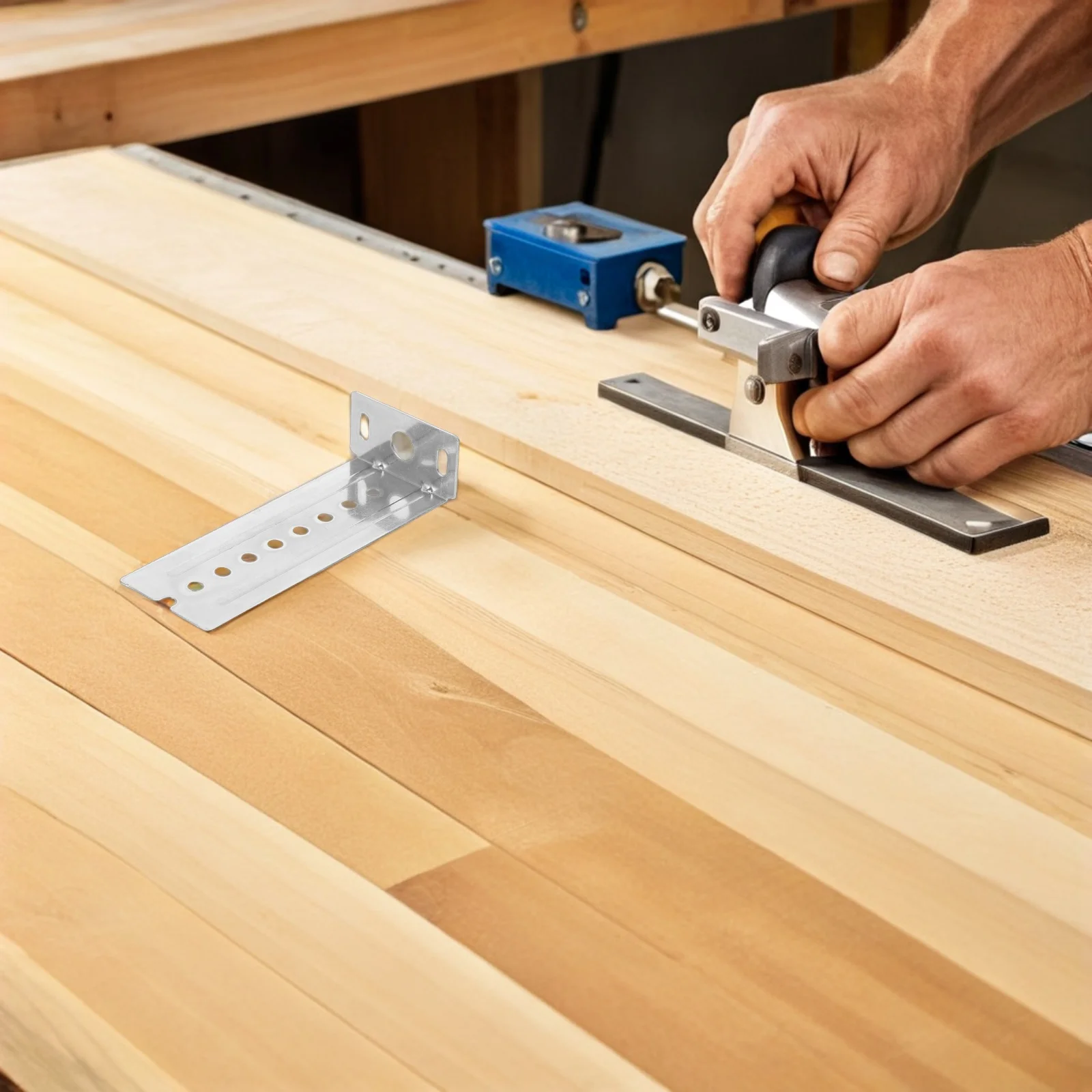 

10Pcs Drawer Slide Rear Mounting Bracket Extended Design Quick Release Heavy Duty Rail System Track Accessories for Office Desk