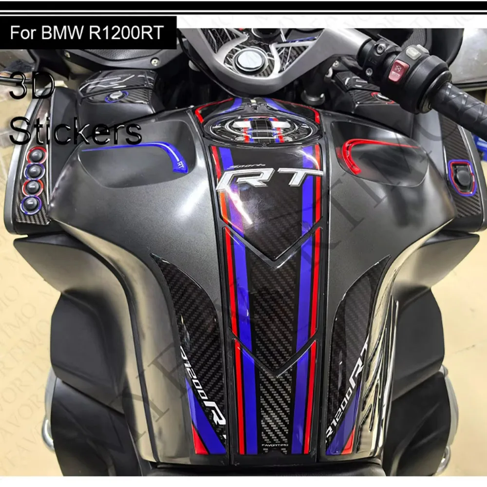

Мотоцикл для BMW R1250RT R 1250 RT, чехлы для багажника, защитные ручки для бака, комплект наколенников, наклейки, наклейки, обтекатель крыла