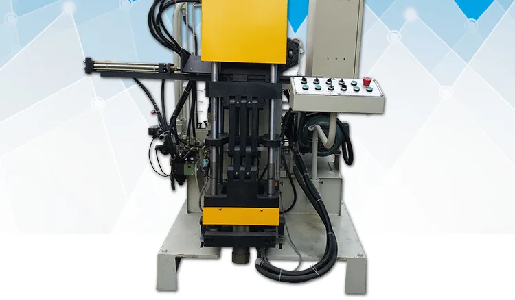 Manufacturing zinc alloy lead fish lead hook die casting machine 35T lead alloy vertical die casting machine.