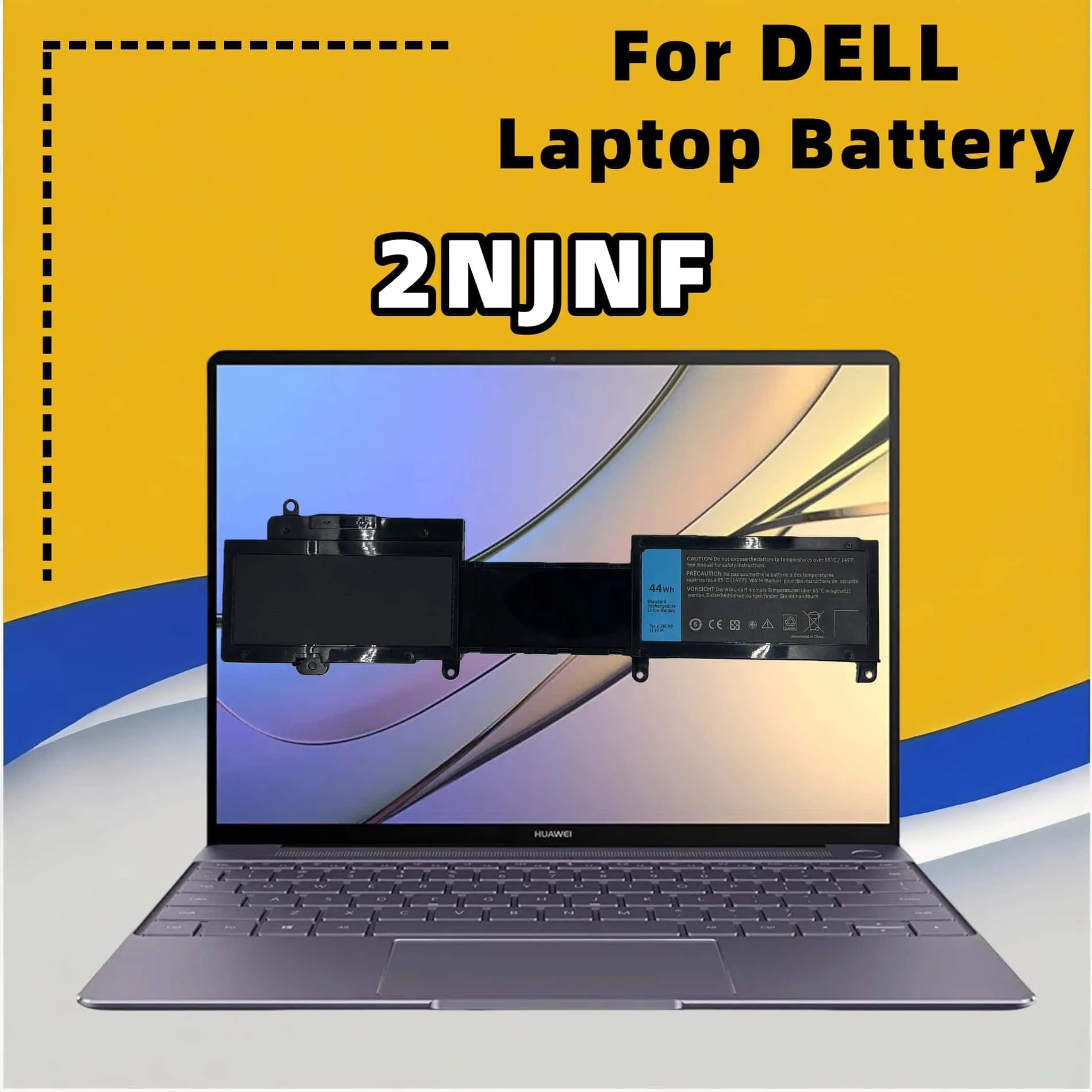 

FRLESUI Battery 2NJNF For DELL Inspiron 14Z-5423 Series Inspiron 15Z-5523 Series T41M0 TPMCF 8JVDG 13months Warranty