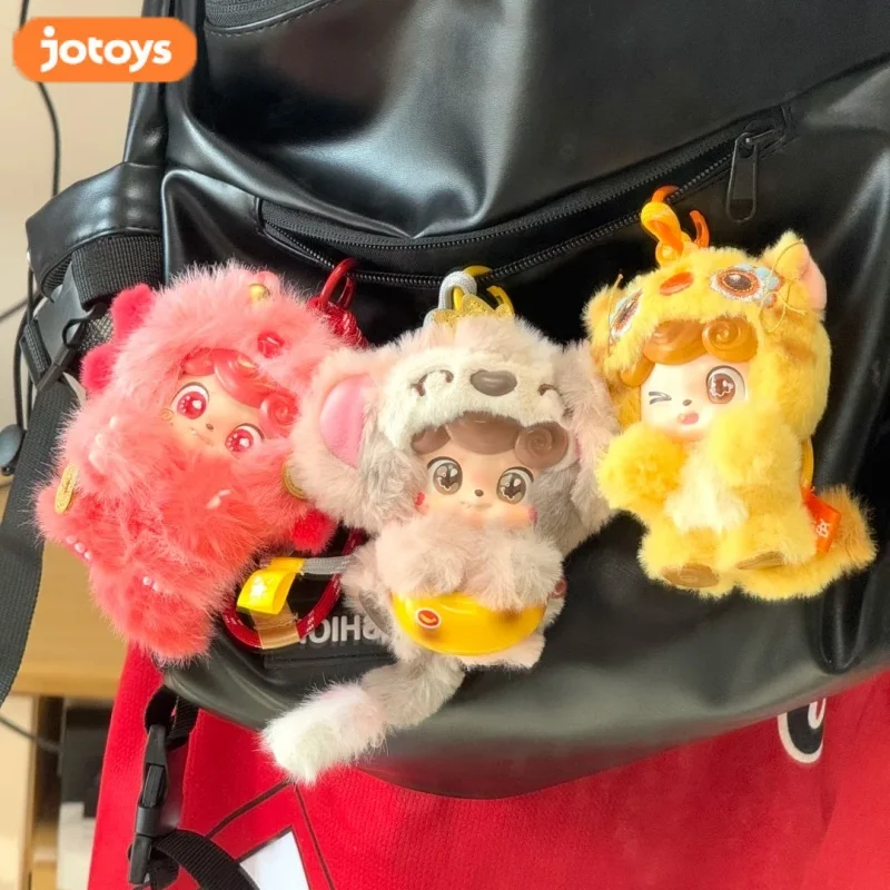 

Оригинальные плюшевые брелоки-фигурки Jotoys Q Bao Lucky Series (слепая коробка), модные игрушки, милый декор, идеальные подарки, сюрприз-игрушки