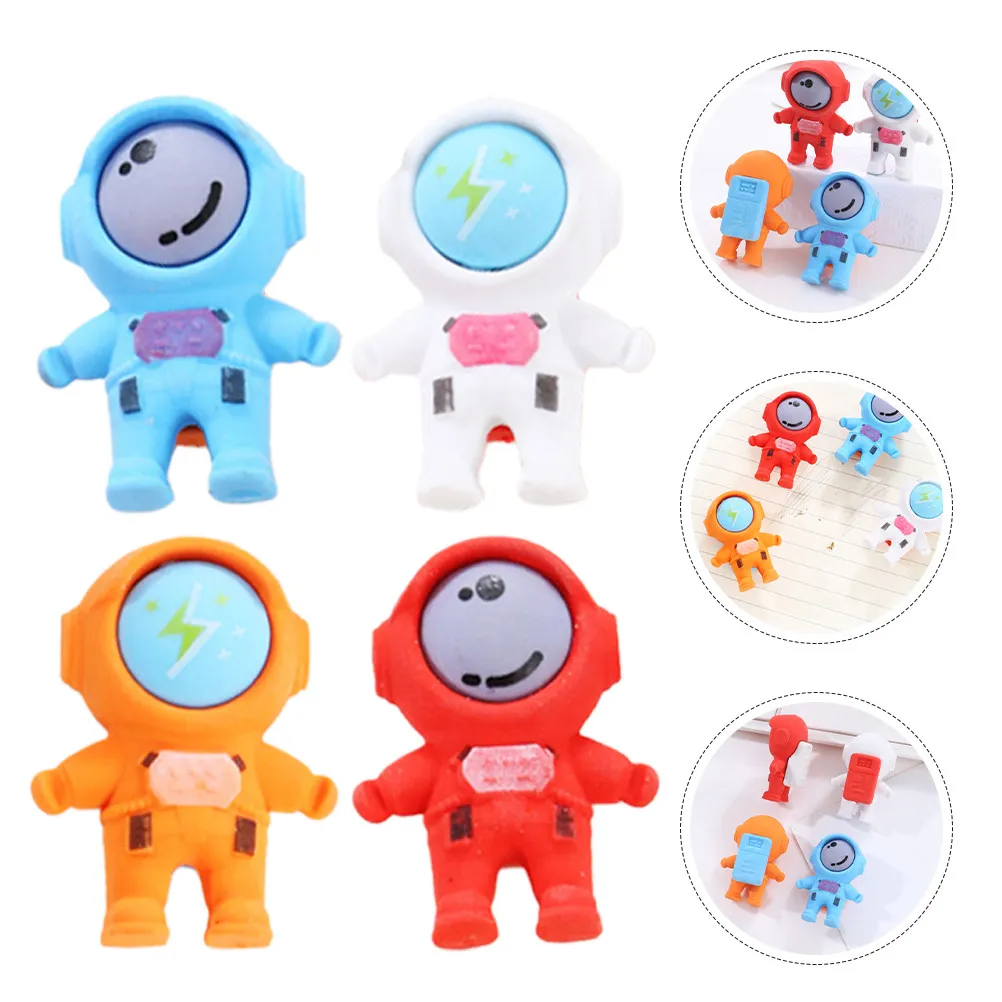 

Набор из 18 милых мини-ластиков в виде космонавтов, космическая тематика, призы для класса, школьные принадлежности