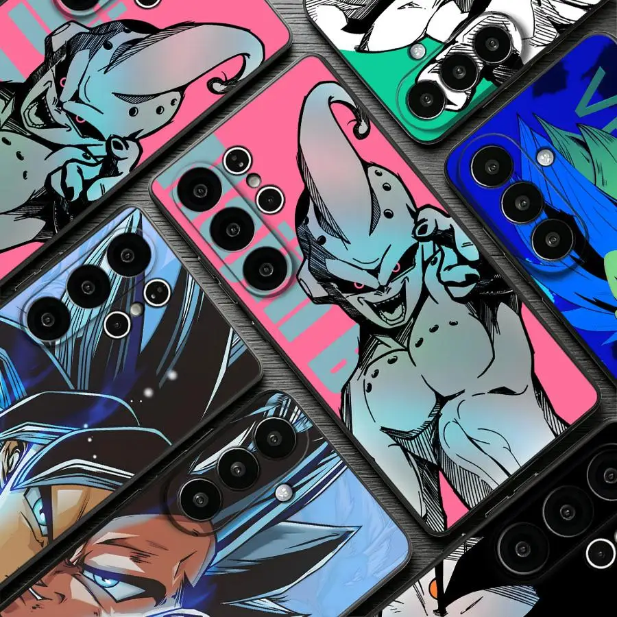 Phone Cover Case for Samsung Galaxy S26 Ultra S23 S25+ S20 S24 S10 S9 Note 20 8 9 10 S21 FE S26+ S24+ S25 Plus D-ragon Balls