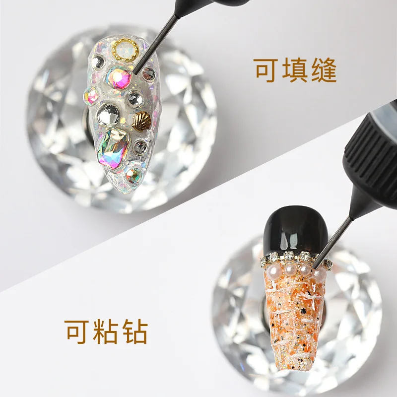 ネイルポリッシュアップグレード,10ml,マニキュアサロン用,絞り器なし,ダイヤモンドバインディング強化,ソフト