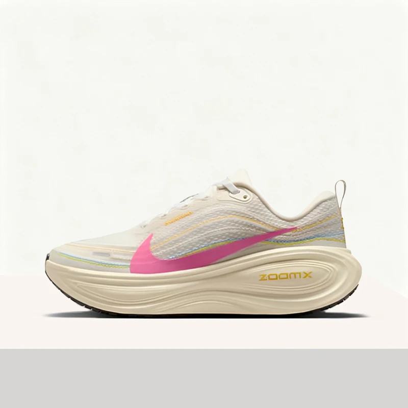 

Женские повседневные кроссовки Nike Vomero Plus: мягкие, удобные, дышащие, прочные и универсальные, низкие, бежевые IQ1154-161