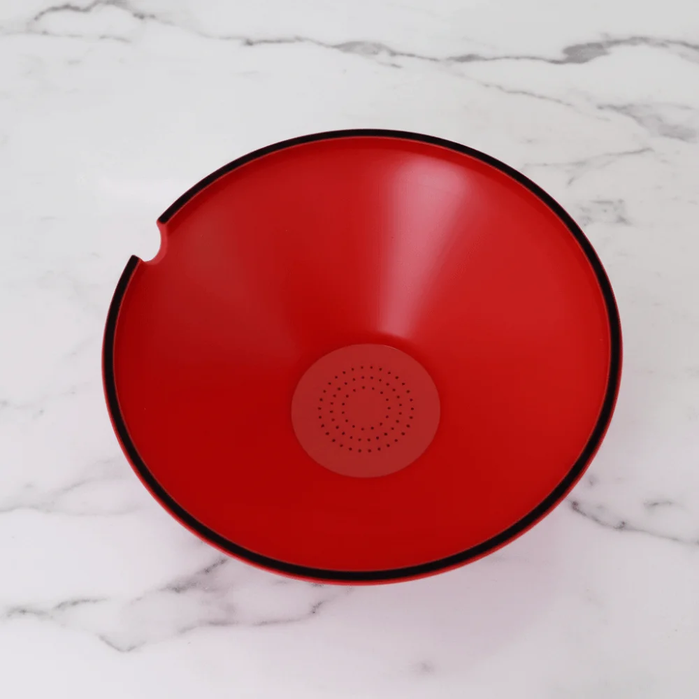 Multi-functional Fine Mesh Kitchen Grease Drainer Side Outlet Large Size Grease Colander Plastic Food Strainer Bottle