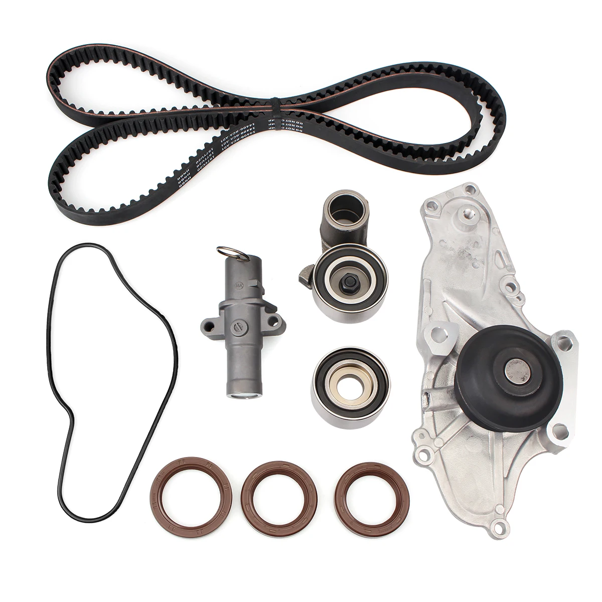 

Timing Belt Kit Water Pump W Hydraulic Tensioner V-Belt Fit for 13-18 Accord Crosstour Acura RDX RLX 3.5L V6