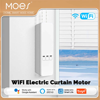 MOES Tuya WiFi Smart Motor Electric Chain Roller Blinds Shade Shutter Drive RF Remote Kit Smart Life App via Alexa/Google