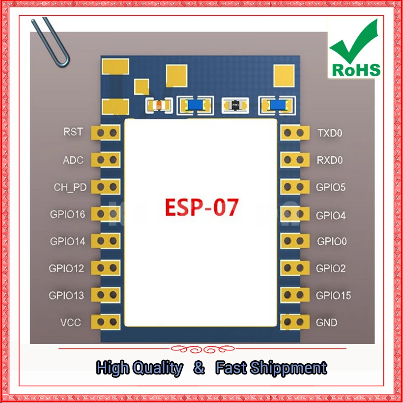 ESP8266 Serial Port WIFI Remote Wireless Control WIFI Module ESP-07 Board Models (D3B5)