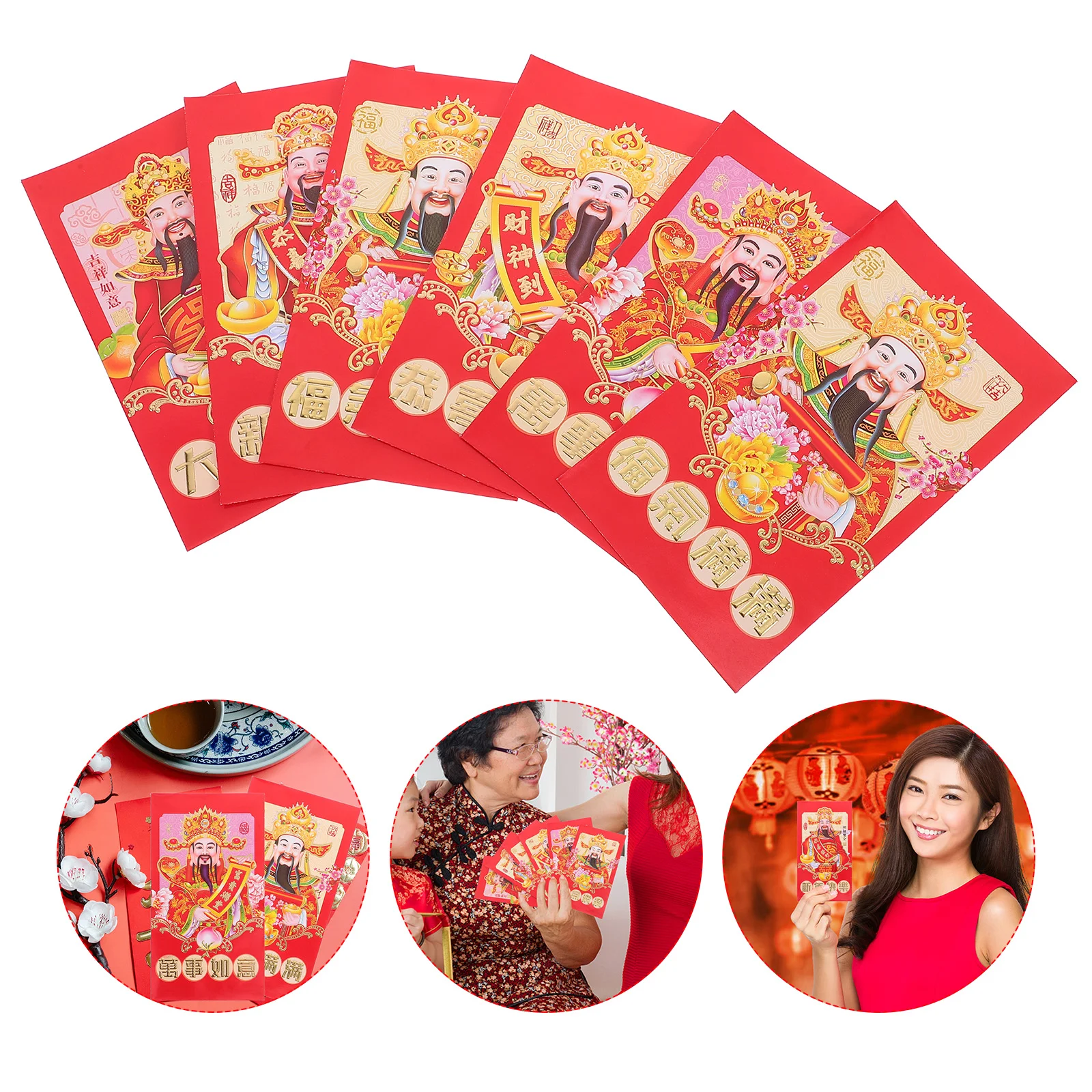 

30 Pcs Snake Zodiac Red Envelope Creative Packet New Year Packets 2025 Chinese Envelopes Bag Lai Si Feng Paper