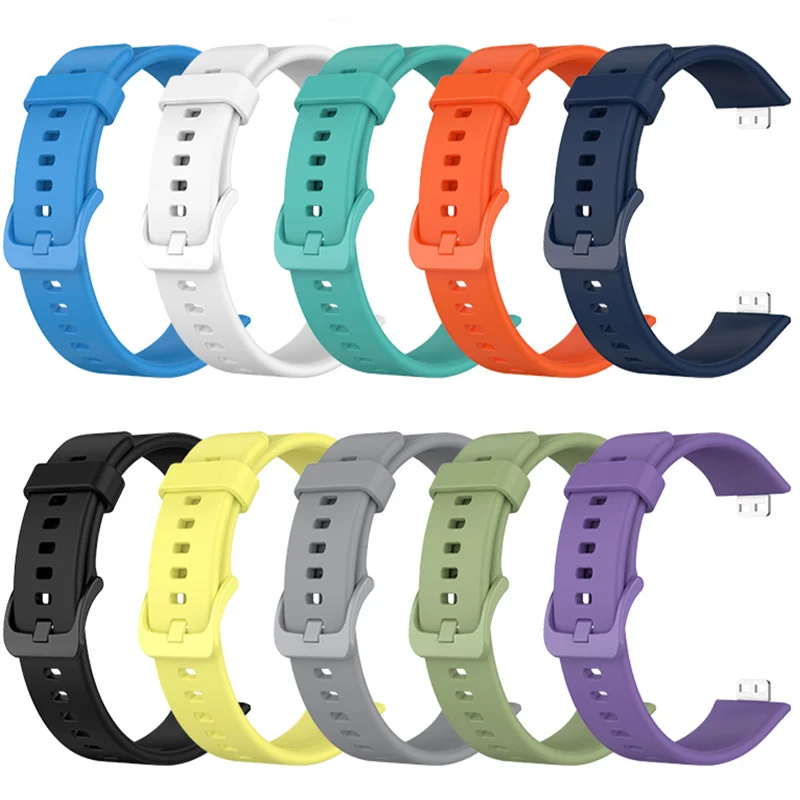 Silicone Band For Huawei Watch FIT Strap Smartwatch Accessorie correa Replacement Wrist bracelet huawei watch fit 2022 New Strap