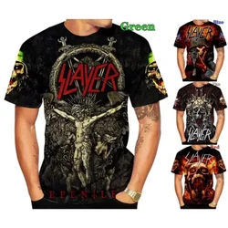 Odzież męska Thrash Metal Kreator Band 3D Print T-shirt dla Unisex Osobowość Hip-hop Street Punk Oversized T Shirt Tee Tops