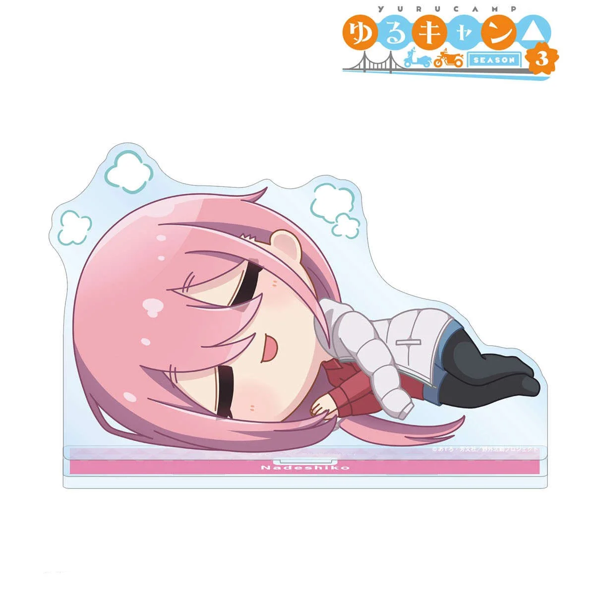 Loen Anime Store Laid-Back Camp Ayano Toki Chibikoro Ena Saitou Chibikoro HD Figure Acrylic Stand Desk Decor Collect About 10cm